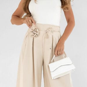 Hlače GRESY bež