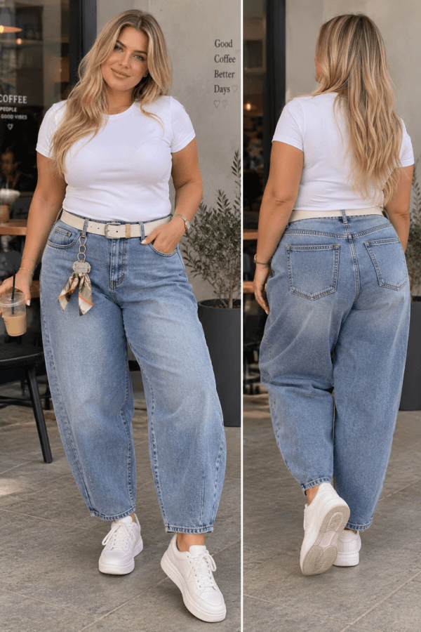 Hlače Jeans BALLOON FIT - slika 2